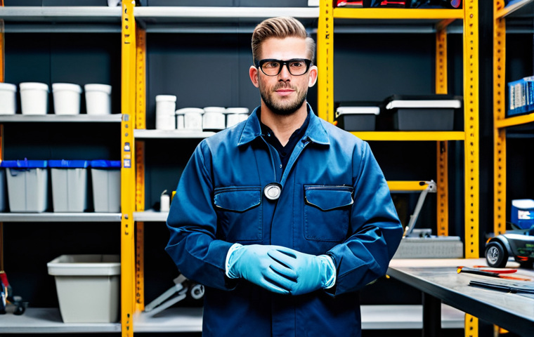 자동차정비 실무에서 사용하는 장비 - Electronic Diagnostics**

"Mechanic in a fully clothed, professional environment, using a modern dia...